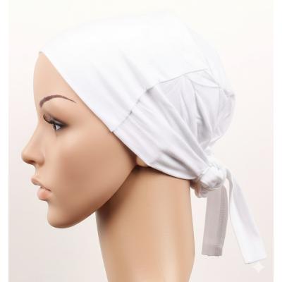 Doktor Hemşire Aşçı Cerrahi Bone Dikişsiz Hastane Bonesi - Bandana  Beyaz 5 Adet