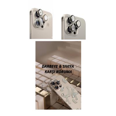 iPhone 16 Pro Max Kamera Lens Koruyucu Naturel